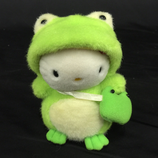 ハローキティ カエル ぬいぐるみ